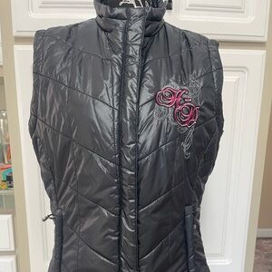 Woman’s Harley Davidson Puffer Vest sz. M